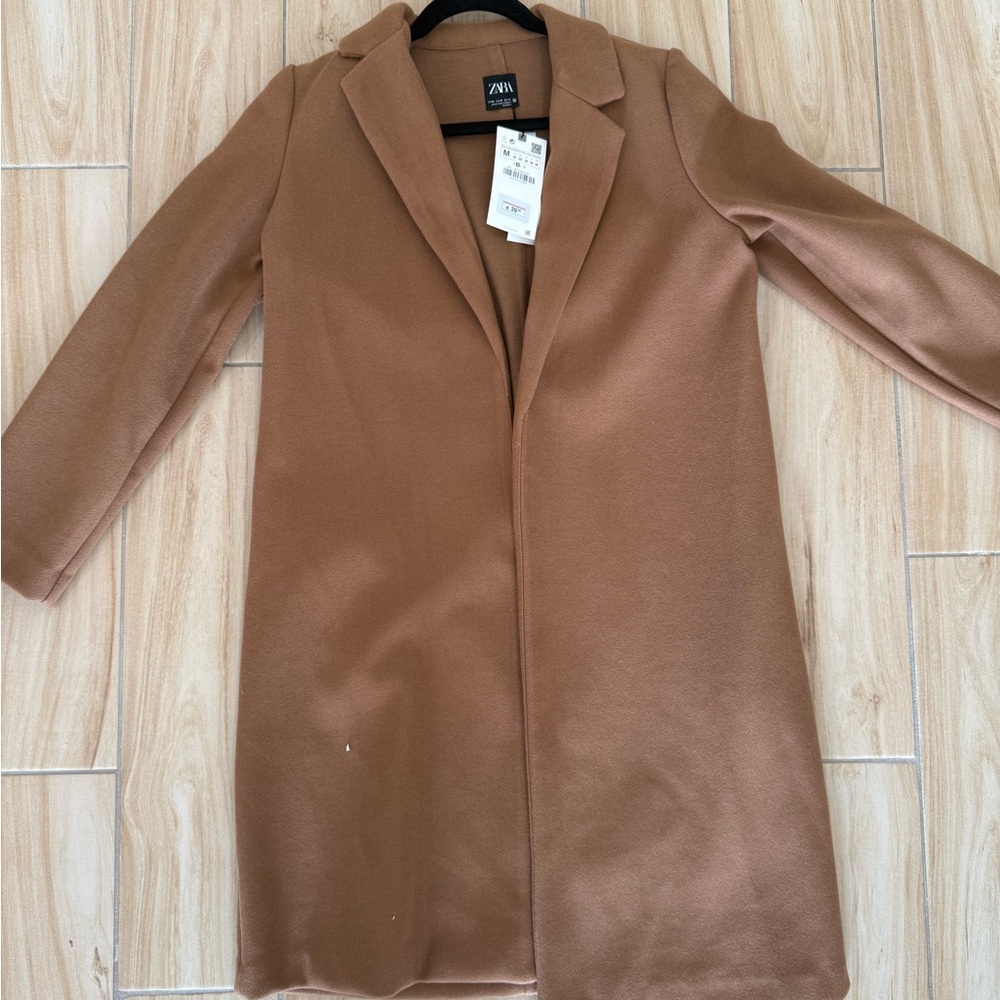 Zara Women's Camel Trench Coat